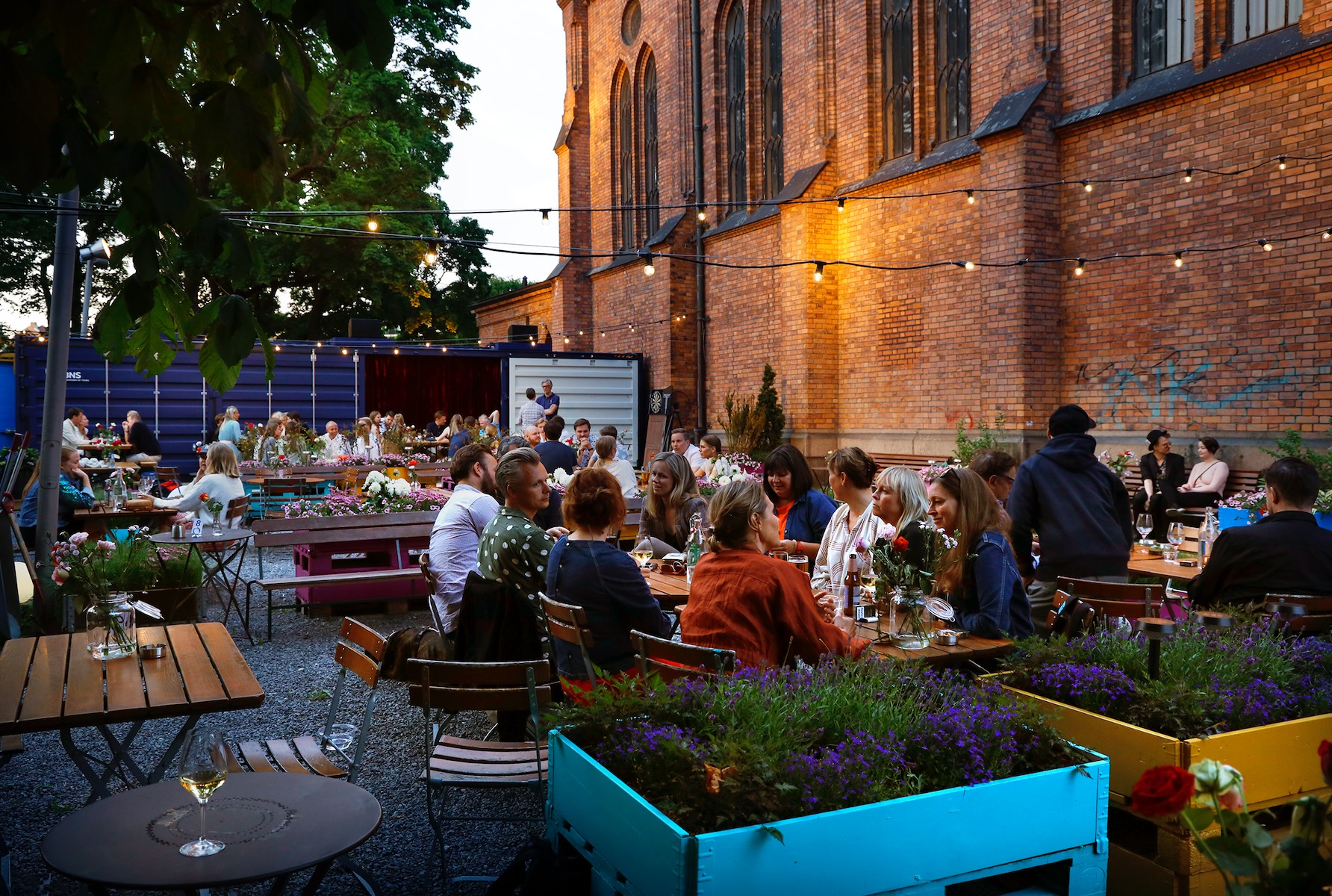 Sommerkvelder i hagen